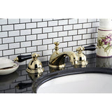 Duchess 8" To 16" Widespread Bathroom Faucet With Brass Pop Up - BUILDMYPLACE