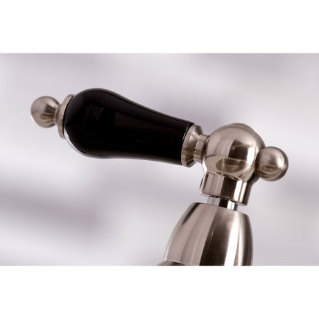 Duchess Bridge Four Hole Kitchen Faucet With Brass Sprayer - BUILDMYPLACE