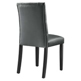 Duchess Button Tufted Vegan Leather Dining Chair - BUILDMYPLACE