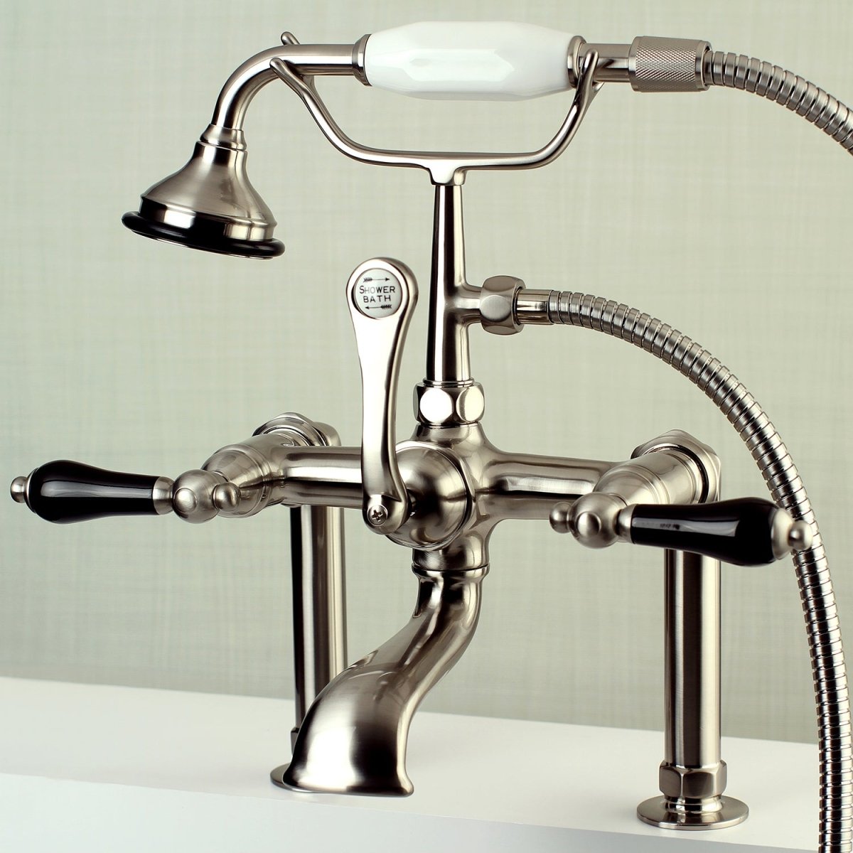 Duchess Deck Mount Clawfoot Tub Faucet - BUILDMYPLACE