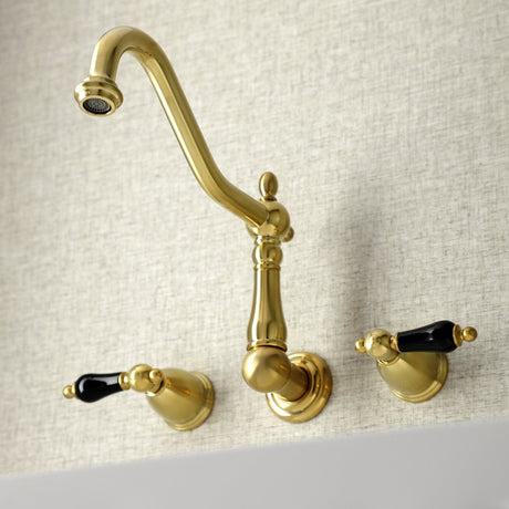 Duchess Three Hole Wall Mount Kitchen Faucet - BUILDMYPLACE