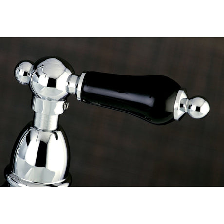 Duchess Traditional Bridge Kitchen Faucet with Brass Sprayer - BUILDMYPLACE