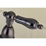 Duchess Traditional Bridge Kitchen Faucet with Brass Sprayer - BUILDMYPLACE