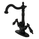 Duchess Two Handle Bathroom Faucet With Brass Pop Up & Cover Plate - BUILDMYPLACE