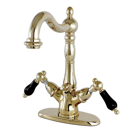 Duchess Two Handle Bathroom Faucet With Brass Pop Up & Cover Plate - BUILDMYPLACE