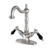 Duchess Two Handle Bathroom Faucet With Brass Pop Up & Cover Plate - BUILDMYPLACE