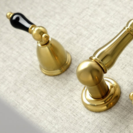 Duchess Two Handle Wall Mount Bathroom Faucet In Solid Brass Construction - BUILDMYPLACE