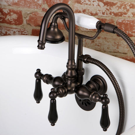 Duchess Wall Mount Clawfoot Tub Faucet - BUILDMYPLACE