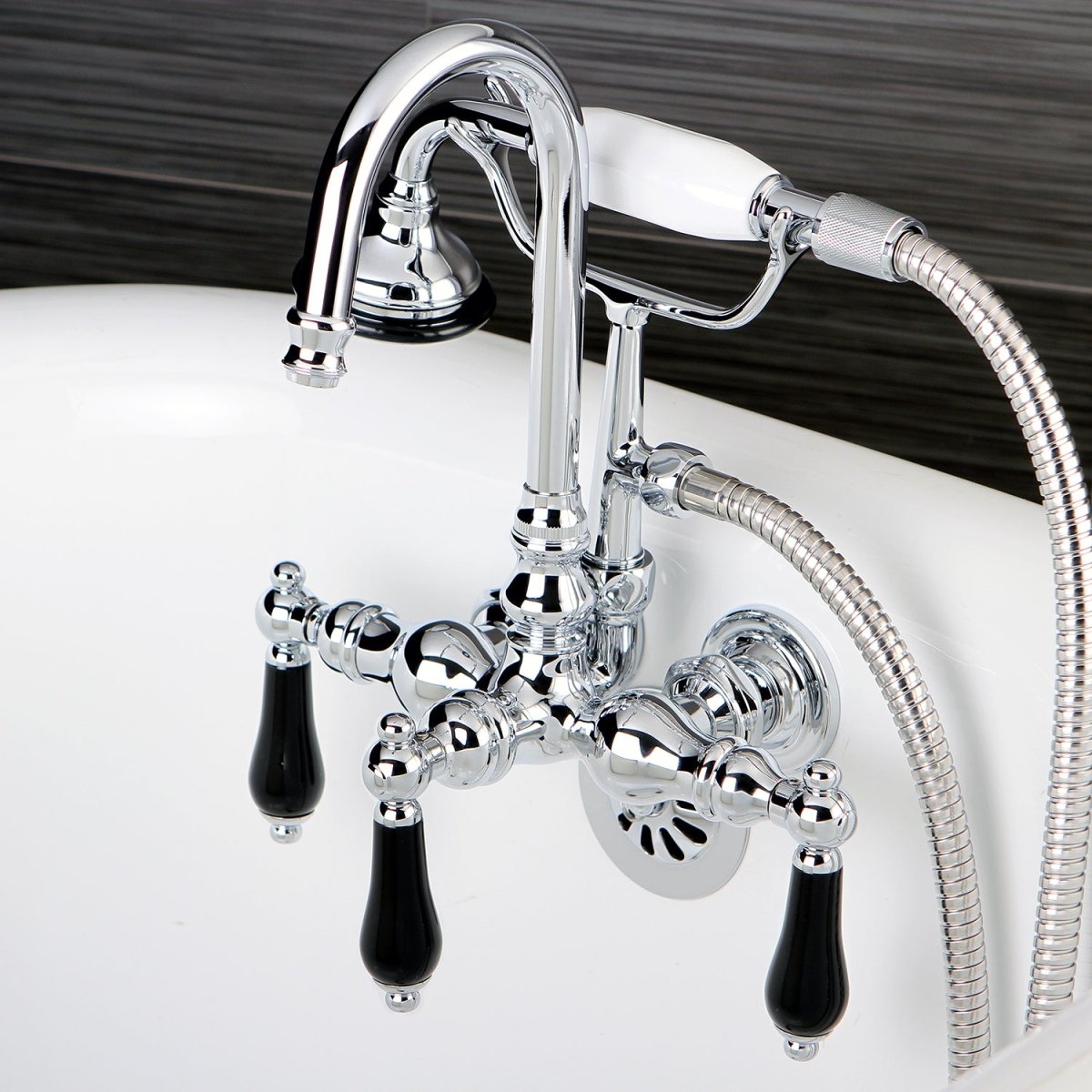 Duchess Wall Mount Clawfoot Tub Faucet - BUILDMYPLACE