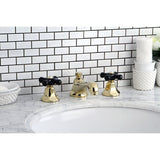 Duchess Widespread Bathroom Faucet W/ Brass Pop Up & 8" Faucet Center - BUILDMYPLACE