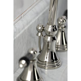 Duchess Widespread Bathroom Faucet With Brass Pop Up In 11.2" Spout Height - BUILDMYPLACE