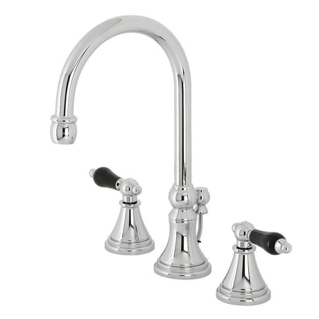 Duchess Widespread Bathroom Faucet With Brass Pop Up In 11.2" Spout Height - BUILDMYPLACE