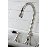 Duchess Widespread Bathroom Faucet With Brass Pop Up In 11.2" Spout Height - BUILDMYPLACE