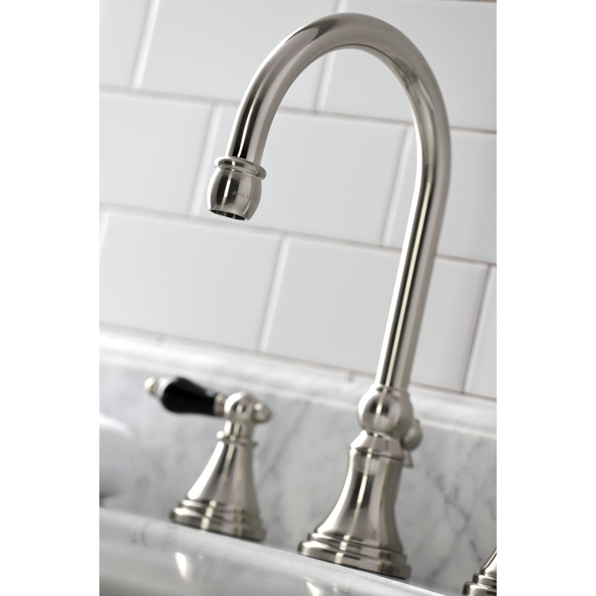 Duchess Widespread Bathroom Faucet With Brass Pop Up In 11.2" Spout Height - BUILDMYPLACE