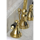 Duchess Widespread Bathroom Faucet With Brass Pop Up In 11.2" Spout Height - BUILDMYPLACE