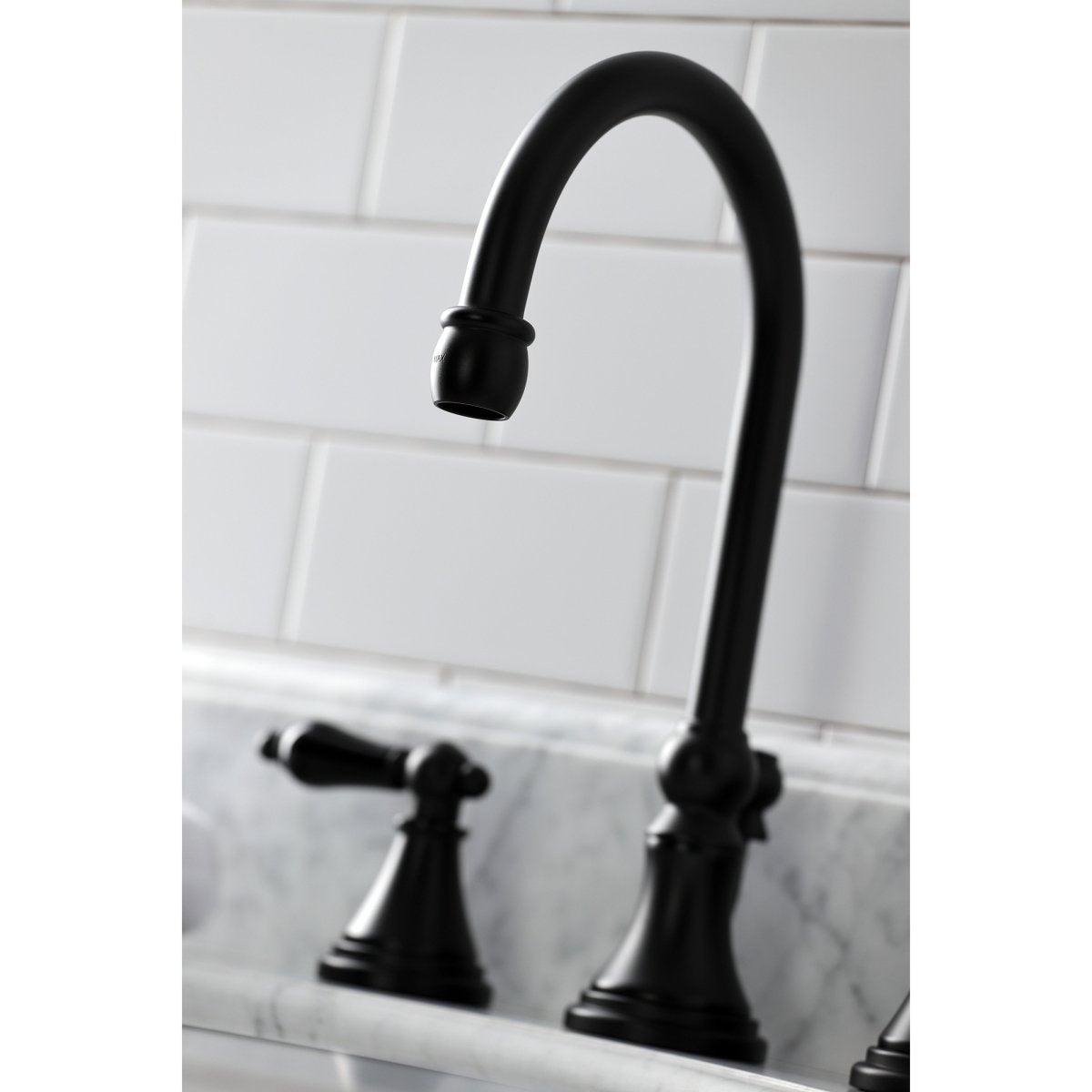 Duchess Widespread Bathroom Faucet With Brass Pop Up In 11.2" Spout Height - BUILDMYPLACE