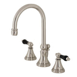 Duchess Widespread Bathroom Faucet With Brass Pop Up In 11.2" Spout Height - BUILDMYPLACE