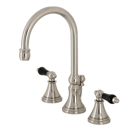 Duchess Widespread Bathroom Faucet With Brass Pop Up In 11.2" Spout Height - BUILDMYPLACE