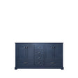 Dukes 60" Navy Blue Vanity Cabinet Only - BUILDMYPLACE