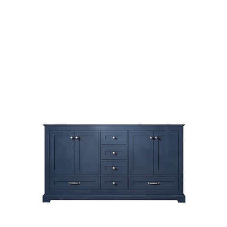 Dukes 60" Navy Blue Vanity Cabinet Only - BUILDMYPLACE