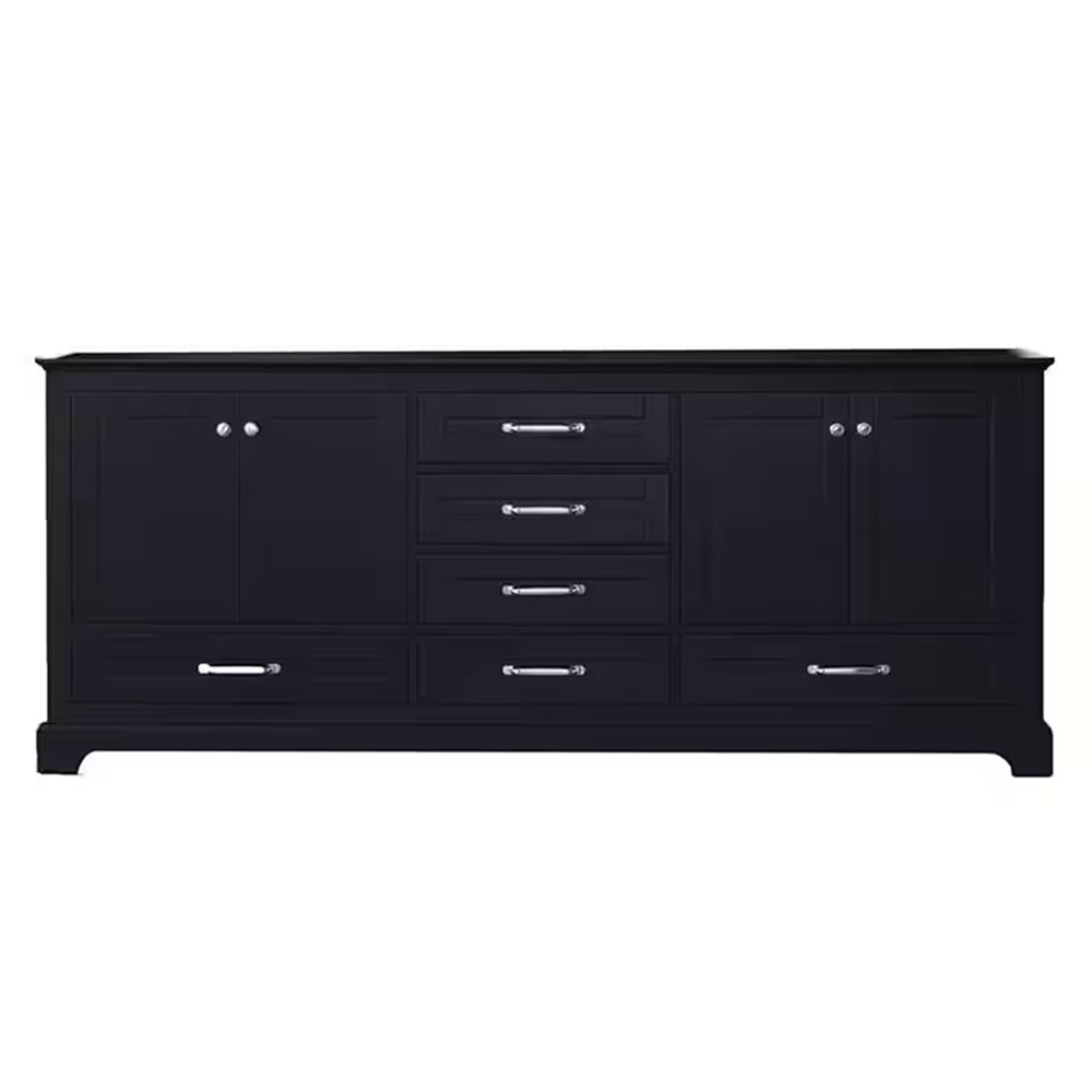 Dukes 80" Espresso Vanity Cabinet Only - BUILDMYPLACE