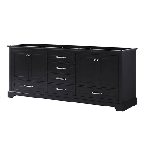 Dukes 80" Espresso Vanity Cabinet Only - BUILDMYPLACE