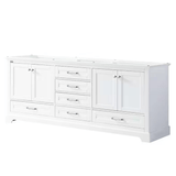 Dukes 80" White Vanity Cabinet Only - BUILDMYPLACE