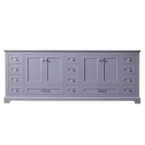 Dukes 84" Dark Grey Vanity Cabinet Only - BUILDMYPLACE