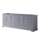 Dukes 84" Dark Grey Vanity Cabinet Only - BUILDMYPLACE