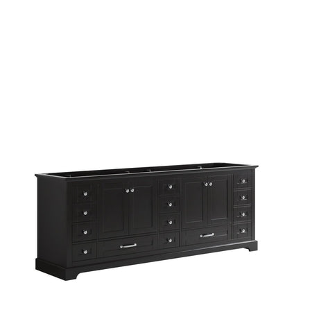 Dukes 84" Espresso Vanity Cabinet Only - BUILDMYPLACE