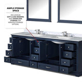 Dukes 84" Navy Blue Vanity Cabinet Only - BUILDMYPLACE