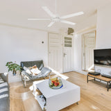 DUNKIRK 60 inch 5 - Blade No Light Ceiling Fan with Remote - LEDMyPlace