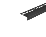 Durable BK Balcony Angle Profile, Tile height 1/2, cover height 45/64 in. for tiled balconies aluminum trim with drip edge. - BUILDMYPLACE