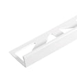 Dural Durosol 3/8 in. L Angle White Profile Metal Tile Edging Trim - BUILDMYPLACE