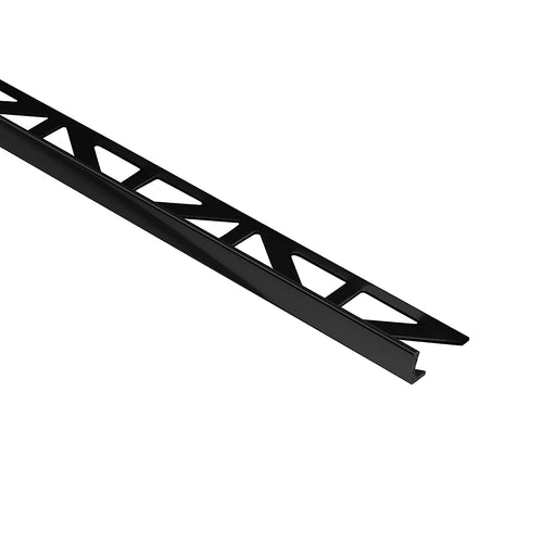 Dural Durosol 3/8 In. Matte Black Profile, L Angle Tile Edge Trim