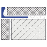 Dural Satin Anodized Durosol 1/2" in. Aluminum L Angle Metal Tile Edge Trim - BUILDMYPLACE