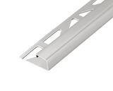 Dural Squareline Profile 11/32 in. Square Edge - Stainless Steel - Brushed - Tile edge Trim - BUILDMYPLACE