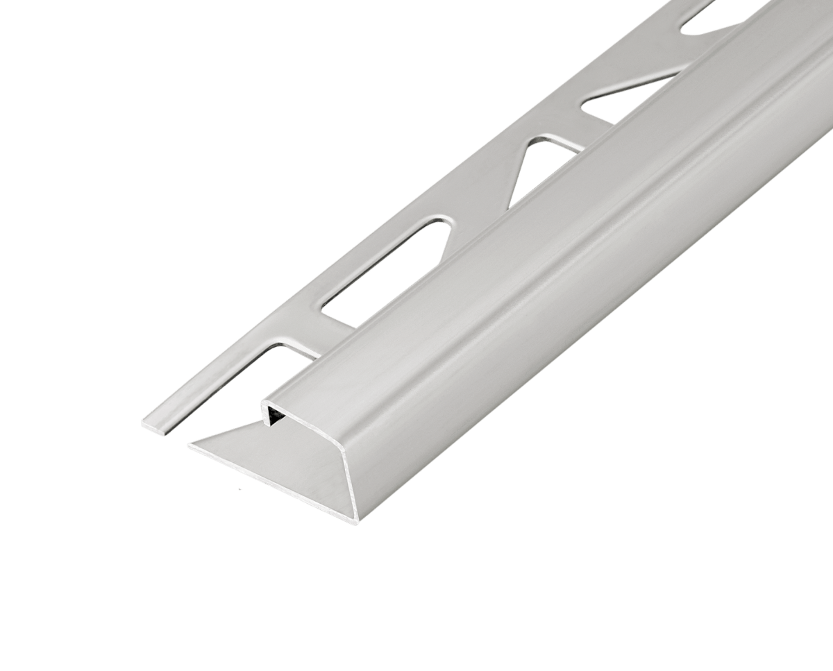 Dural Squareline Profile 1/2 in. Square Edge - Stainless Steel ...