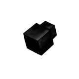 Dural Squareline Trim Int. and Ext. corner - Square Matte Black - Anodized - Tile Edge Trim 2 Pc. | DPSAE 90 - K - SF - Y/2 - BUILDMYPLACE