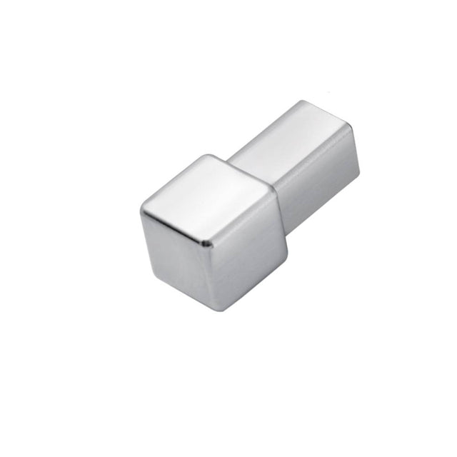 Dural Squareline Trim Int. and Ext. corner - Square Stainless Steel - Natural - Tile Edge Trim | DPSE 110 - Y/1 - BUILDMYPLACE