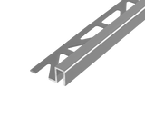 Duraplus Brass Tile trim - 7/16 - Brass Silver Chrome - Tile edge Trim For Walls and Floors. - BUILDMYPLACE