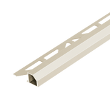 Duraplus Diamond edge profile - Tile trim - 11/32 - Sand Aluminum - Tile edge Trim - BUILDMYPLACE