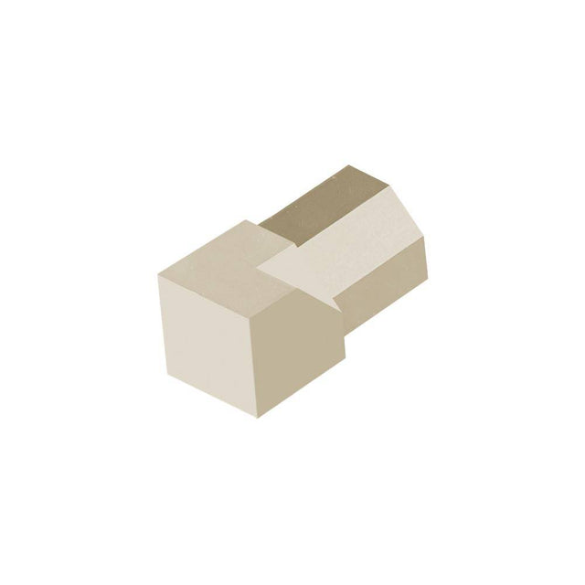 Duraplus Diamond Internal corner - Sand Aluminum - Tile Corner Trim 2 Piece | DPDAC 1180 - YI/2 - BUILDMYPLACE