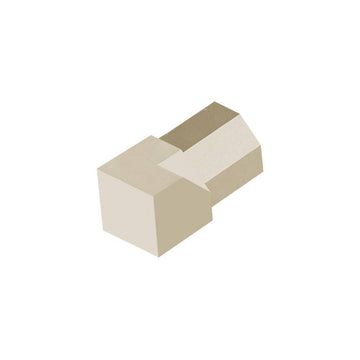 Duraplus Diamond Internal corner - Sand Aluminum - Tile Corner Trim 2 Piece | DPDAC 1180-YI/2