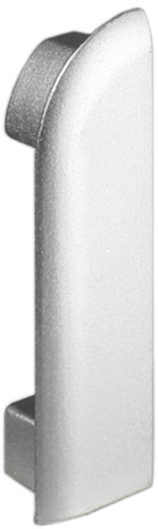 DURASTEP DP Worktop Trim Endcap, Right Aluminium - Silver Anodized Tile Corner Trim 2 PC | DSTAE DP 135 - XKR/2 - BUILDMYPLACE