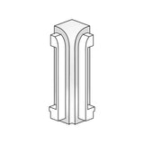 DURASTEP DP Worktop Trim Internal Corner Aluminium - Bronze Anodized Tile Corner Trim 2 PC | DSTAE DP 90 - B - SF - XI/2 - BUILDMYPLACE