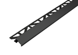 DURATRANS TR Transition Trim 3/8 in. Bronze Anodized Brushed Aluminum Metal Tile Edge Trim - BUILDMYPLACE