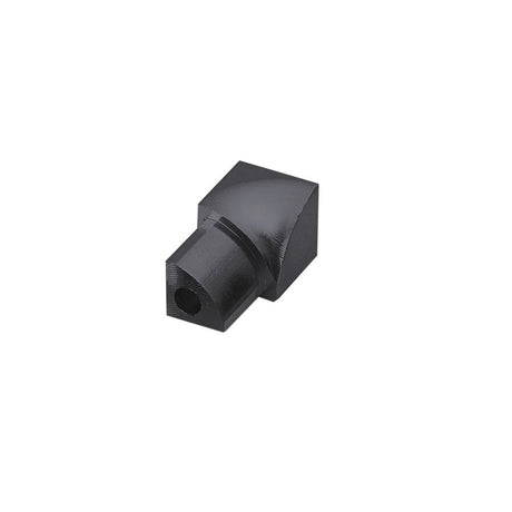 Durondell Aluminum Internal Corner - Matte Black Anodized - Tile Corner Trim 2 Piece | DRAE 100 - SW - YI/2 - BUILDMYPLACE