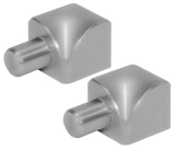 Durondell Aluminum Internal Corner - Silver Anodized - Tile Corner Trim 2 Piece | DRAE 100 - YI/2 - BUILDMYPLACE
