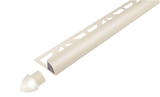 Durondell Aluminum Round Edge profile - Tile trim - 1/2 in - Sand - Powder Coated - Tile Edge Trim - BUILDMYPLACE